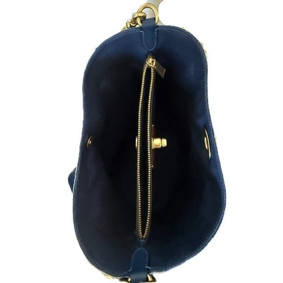 Coach- Willow Denim Handbag - Picture 3 of 4